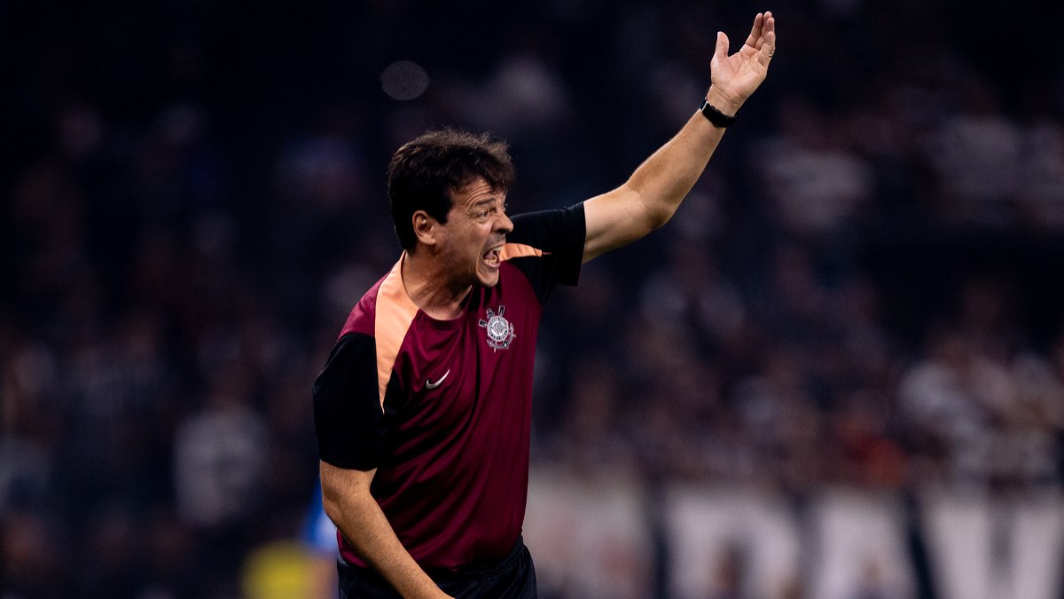 Diniz xinga jogador do Corinthians em derrota para o Santos