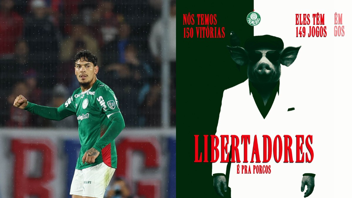 Palmeiras aproveita vitória e provoca Corinthians na Libertadores