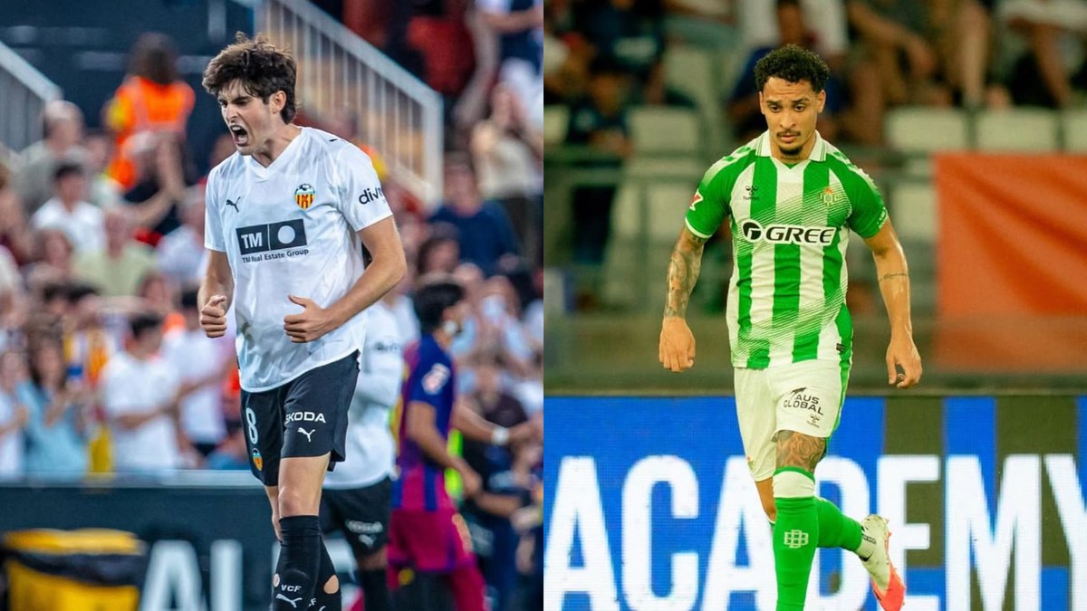 Valencia e Bétis se enfrentam após estreias distintas na La Liga