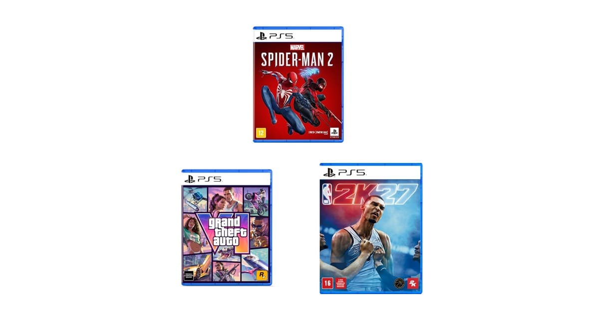 Spider-Man 2, GTA VI e mais: selecionamos os melhores jogos PS5 em promoção agora