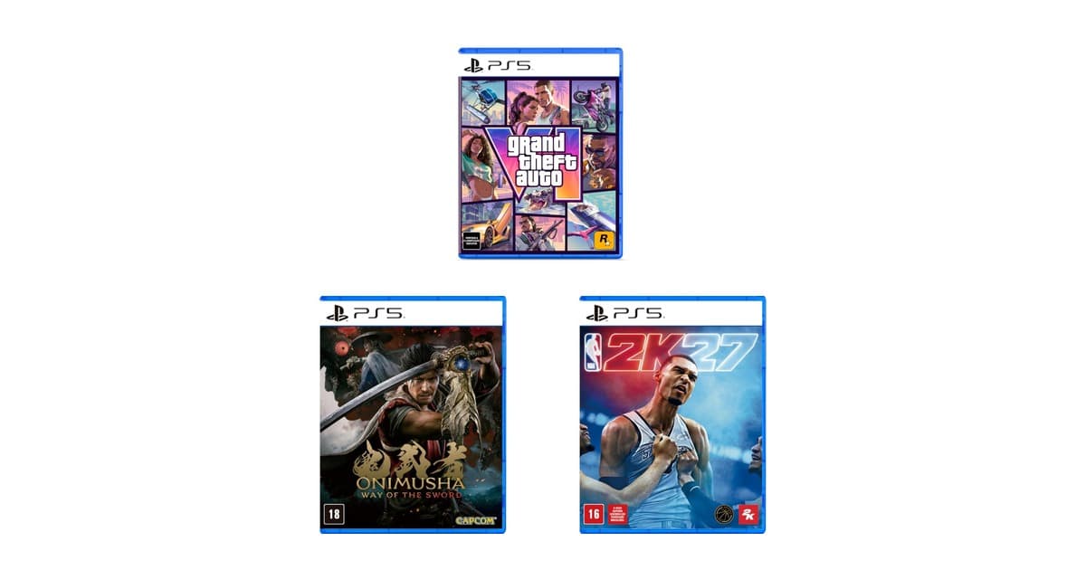 GTA VI, Onimusha e mais: selecionamos jogos de PS5 que estão em promoção na Amazon