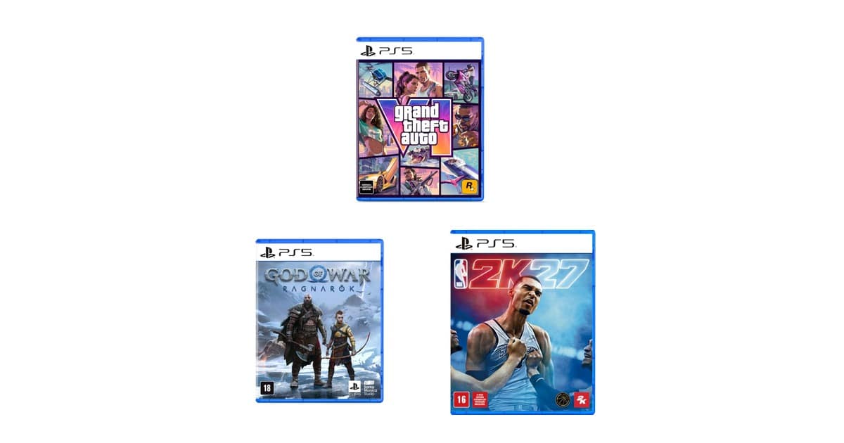 GTA VI, God of War e mais: os melhores jogos de PS5 em oferta agora