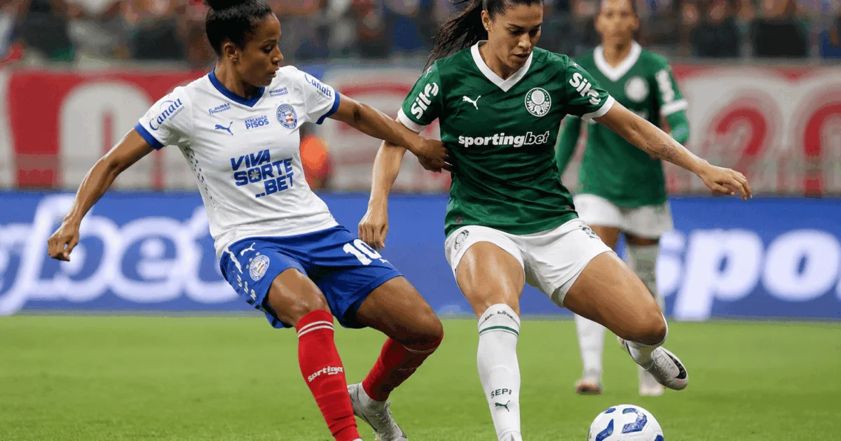 Brasileirão Feminino: Bahia e Palmeiras empatam na ida das quartas
