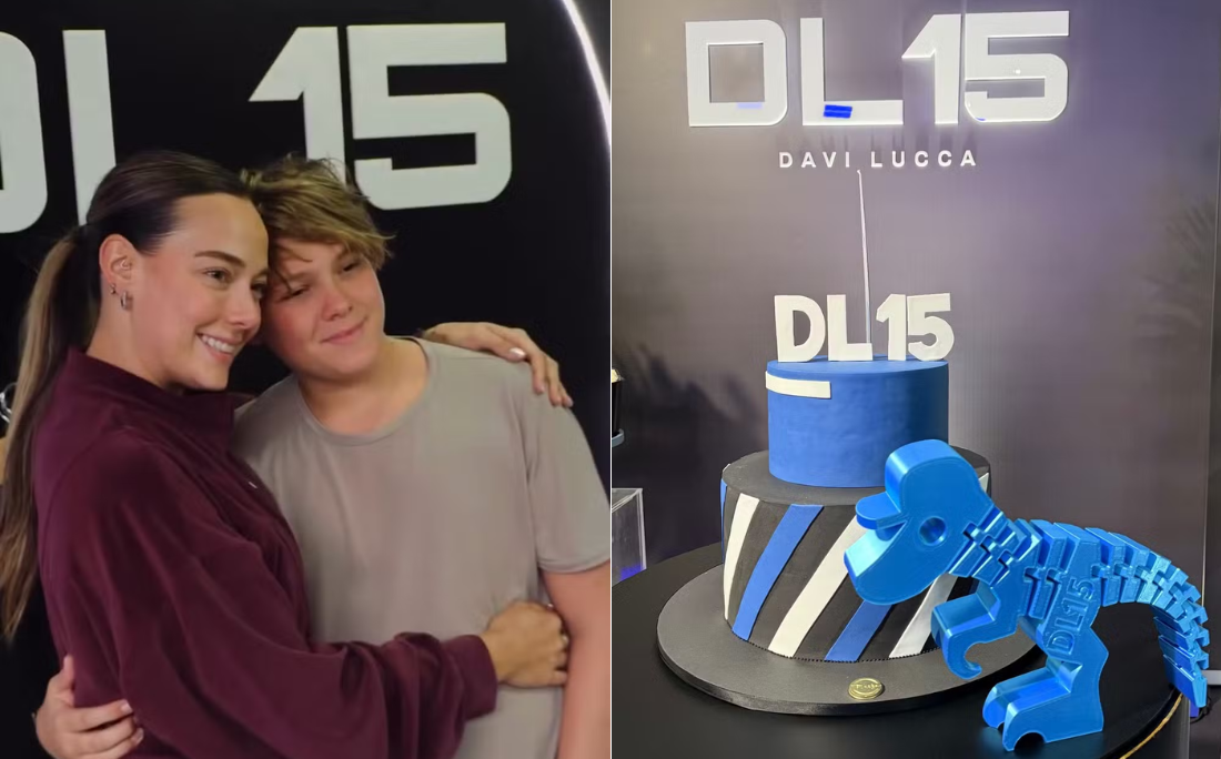 Fonte de chocolate, bar de drinks e padel: os detalhes do festão de 15 anos de Davi Lucca, filho de Carol Dantas e Neymar