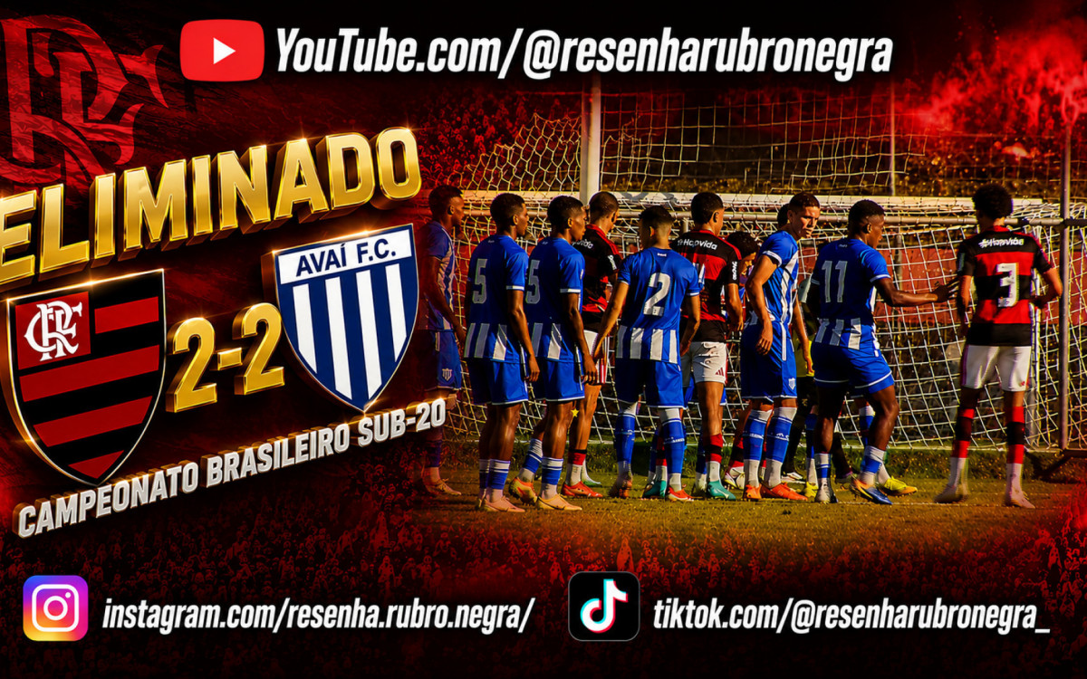 Com projeto para a base, Flamengo é eliminado no Brasileirão Sub-20