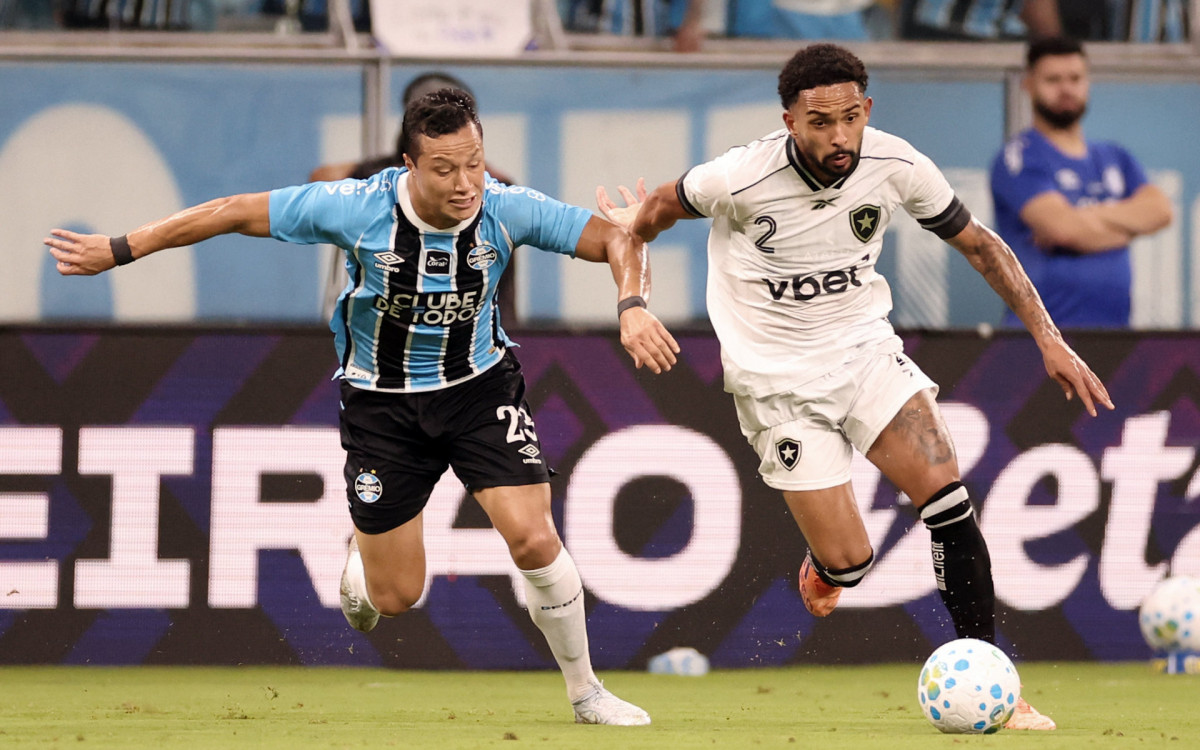 CBF marca data de jogo atrasado do Brasileirão entre Botafogo e Grêmio