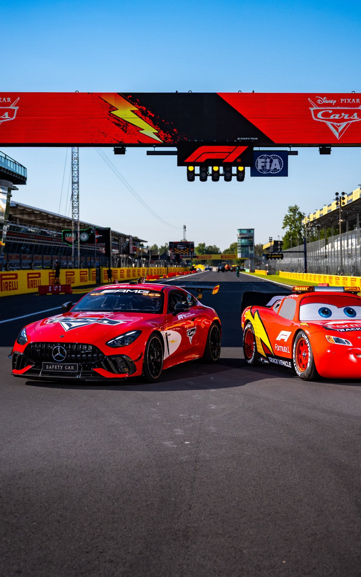 Fórmula 1: 'Relâmpago McQueen' vai marcar presença no GP da Itália