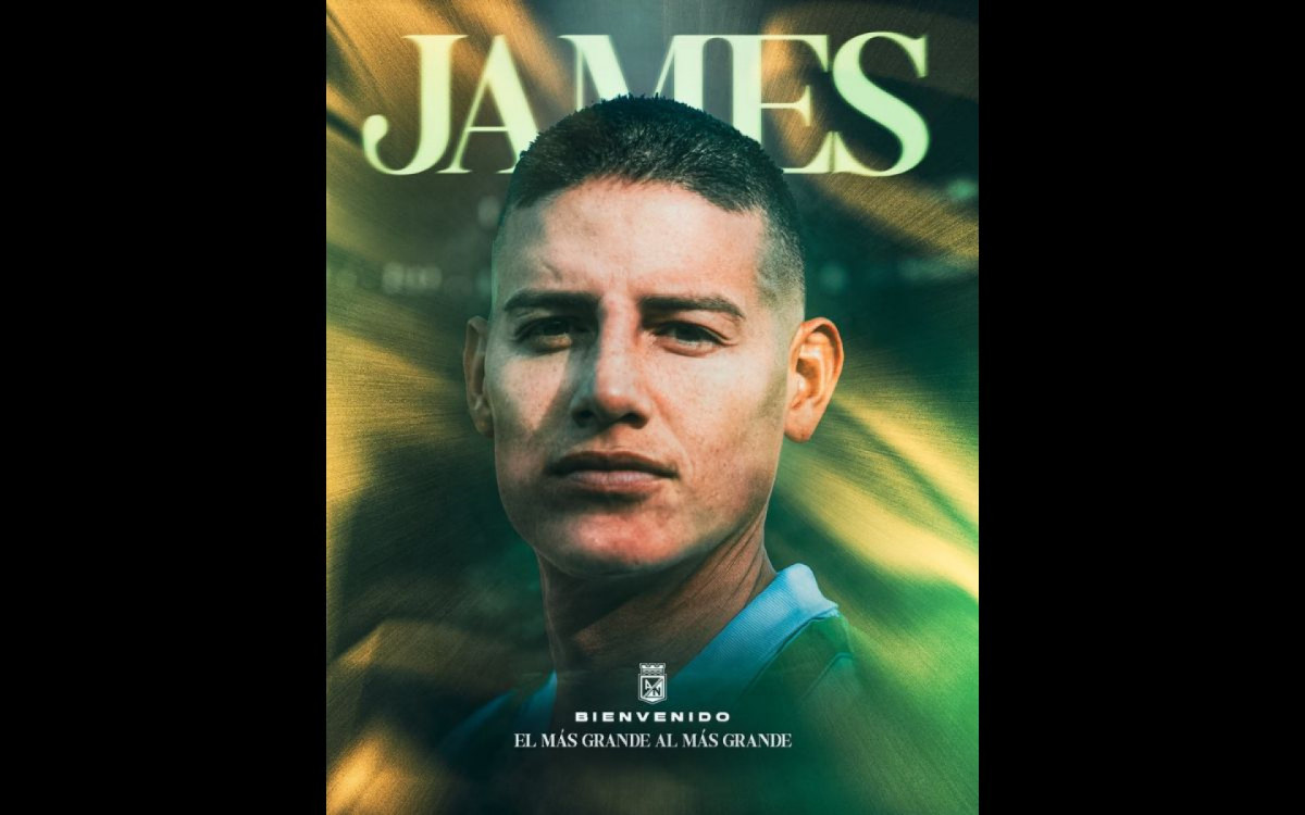 Atlético Nacional oficializa contratação de James Rodríguez
