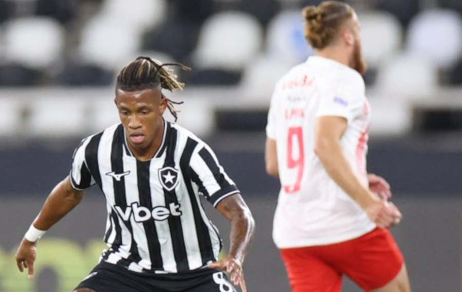 Botafogo não aproveita expulsão e fica no empate com o Bragantino
