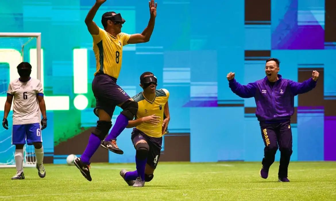 Brasil é hepatcampeão da Copa América de futebol de cegos