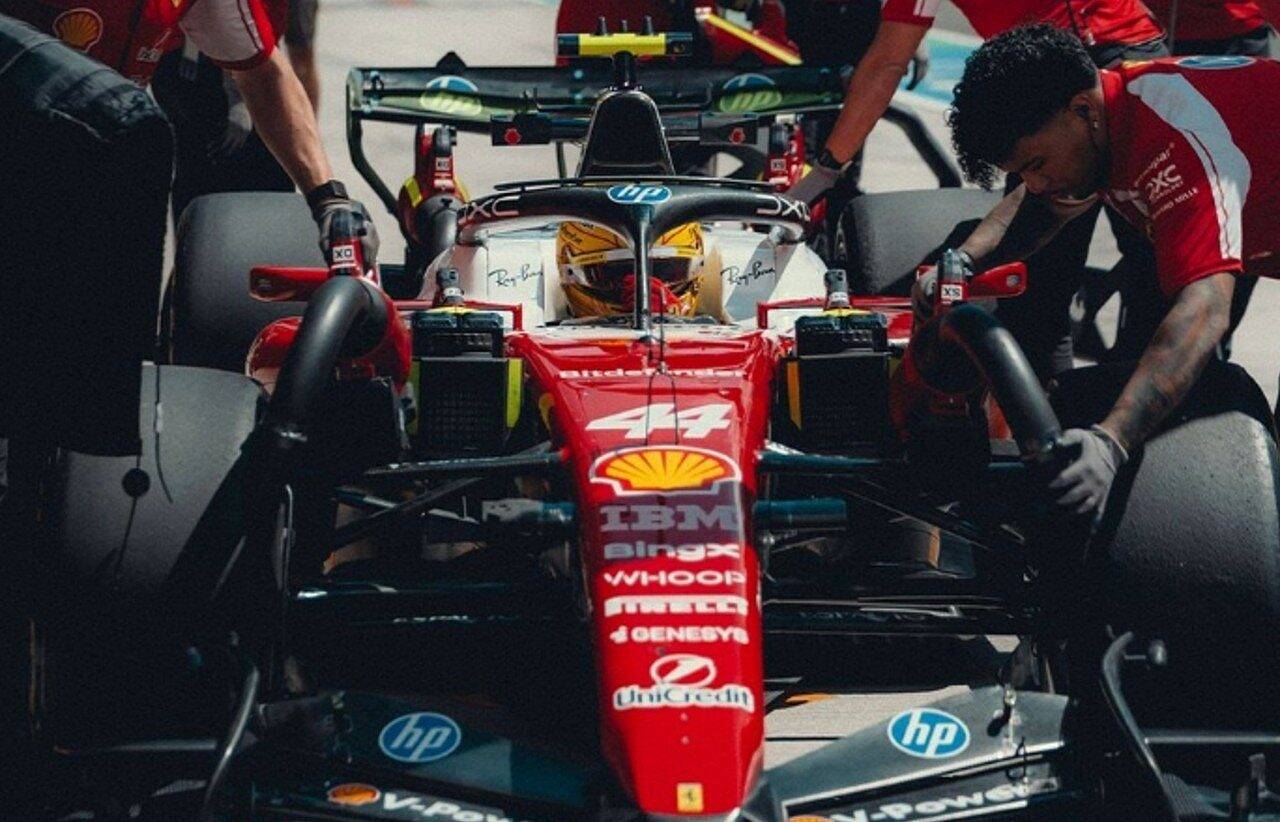 Hamilton expõe drama após quebra da Ferrari e admite superioridade da Mercedes na Fórmula 1
